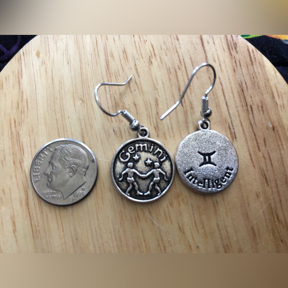 Zodiac Gemini earrings